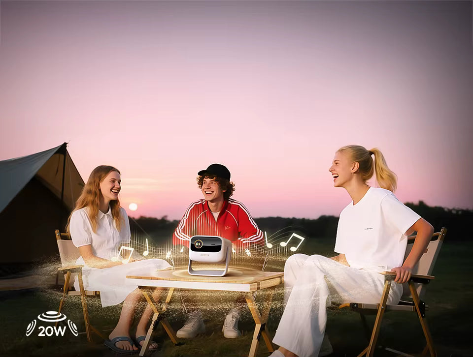 BYINTEK UFO U90 Max 4k Home Theater Living Room Dining Table Projector GTV